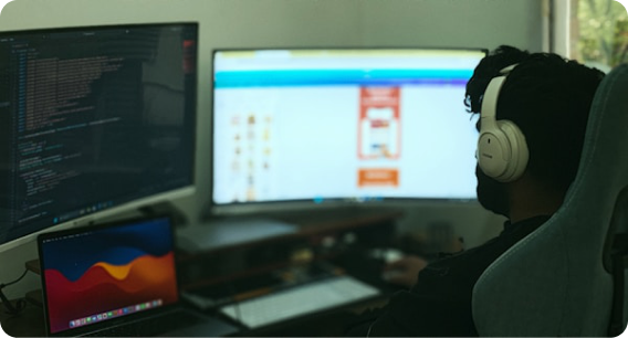 Full-stack, mobile e API